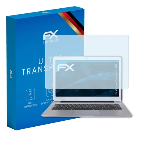 atFoliX 2x Screen Protector for Wortmann Terra Mobile 1460Q clear