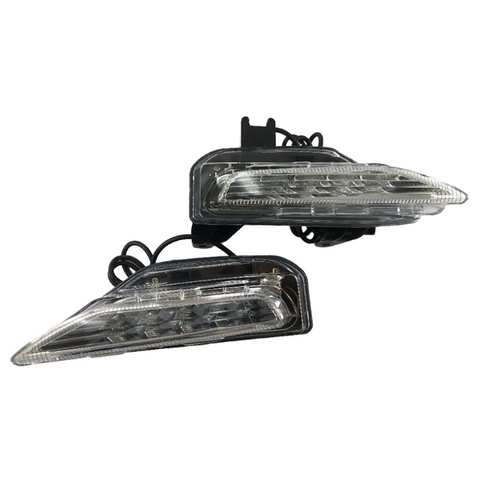 RGB LED Sequential Signal Fog Lights DRL For Infiniti Q50 Sport 2014-20 Retrofit Foto 3 de 4