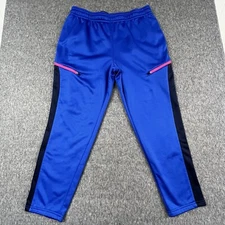 And1 Joggers Mens XL Zip Pockets Blue Athletic Track Basketball