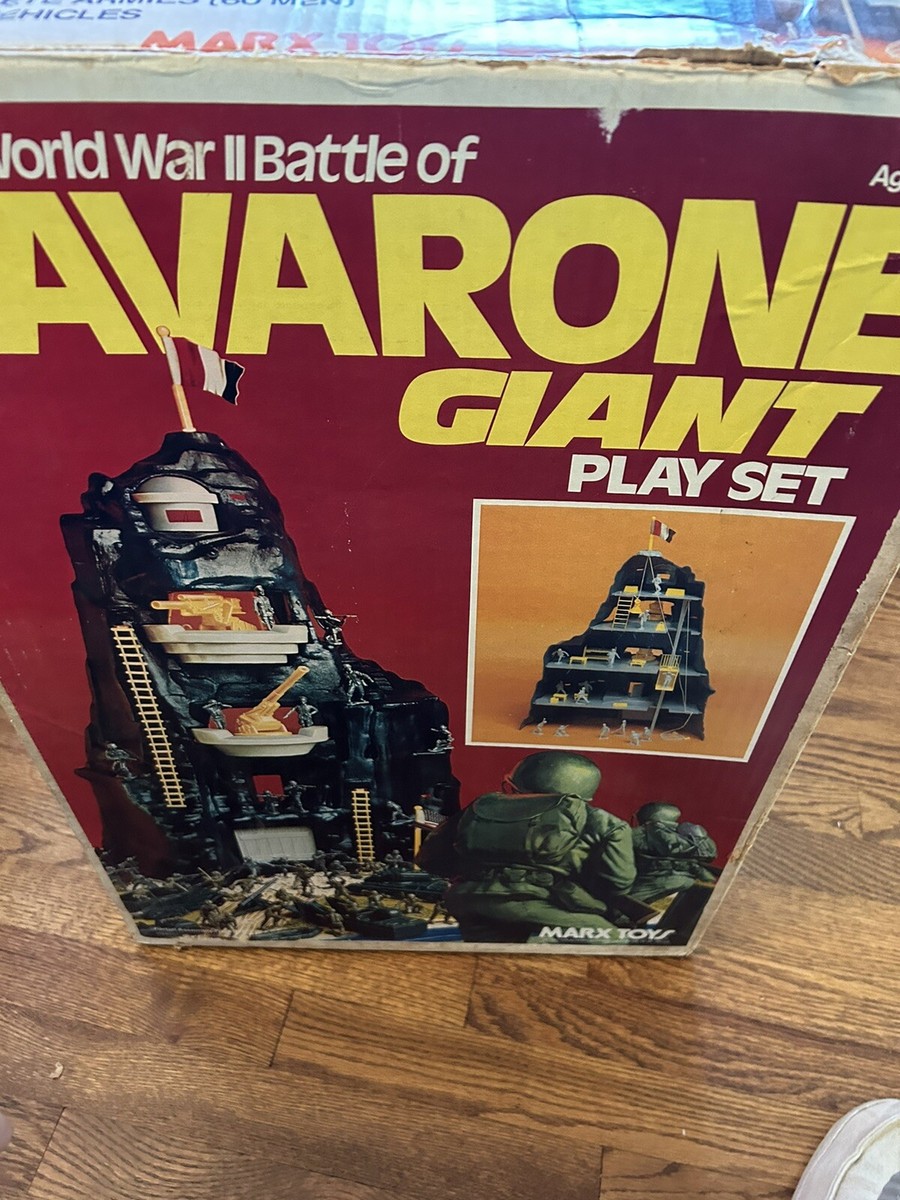 Vintage Marx Toys World War II Battle of Navarone Giant Soldiers