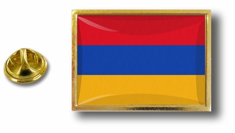 Pin Pin Badge Metal With Pliers Papillon Flag Armenia