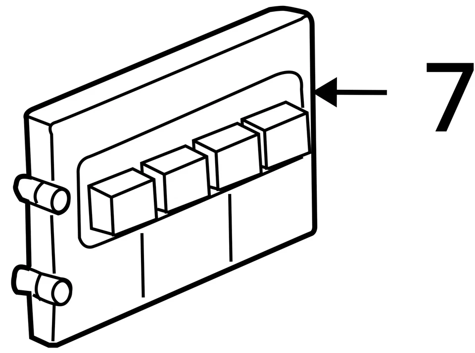 Engine ECM Electronic Control Module 3.8L Fits 09-11 ROUTAN 2688125 - Image 4 of 4