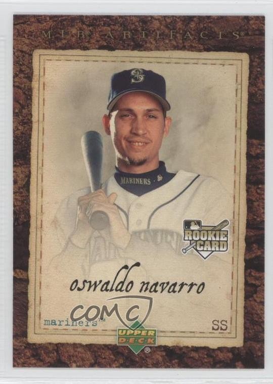 2007 Upper Deck Artifacts Oswaldo Navarro #94 Rookie RC 0c4