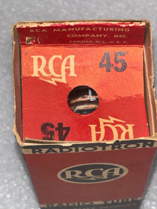 NOS RCA 45 Tube