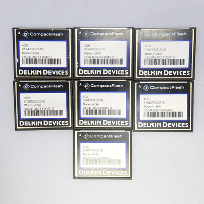 Lot of 7 4GB Compact Flash CF Memory Cards Used Tested