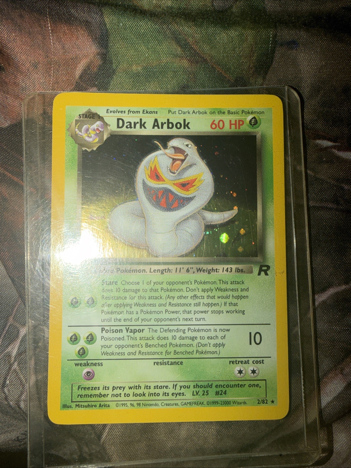 Dark Arbok 2/82 Team Rocket Holo