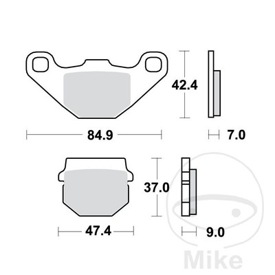 TRW Standard brake pads ALTN: 7320104