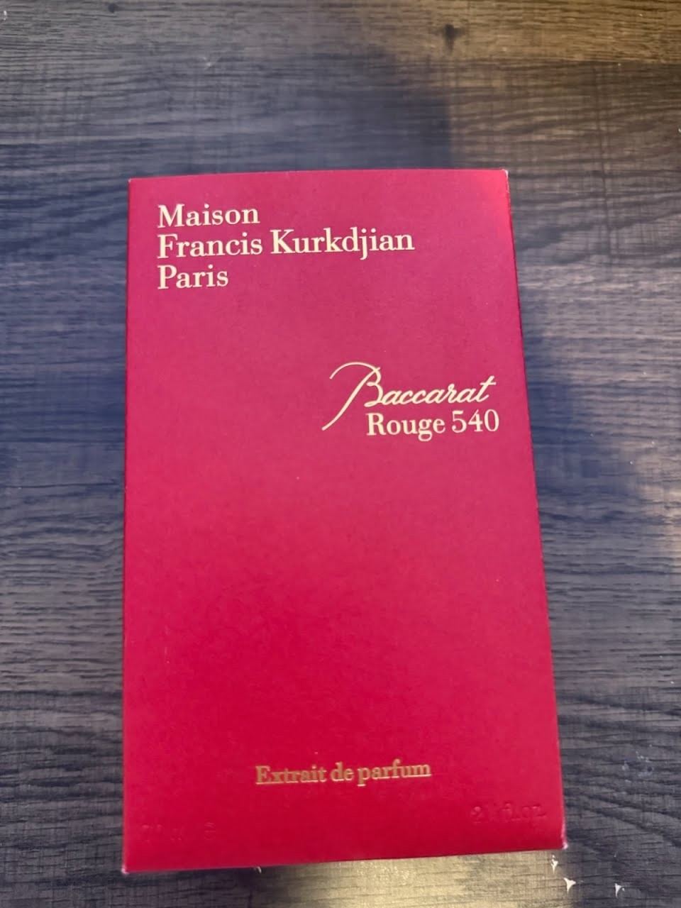 Baccarat Rouge 540