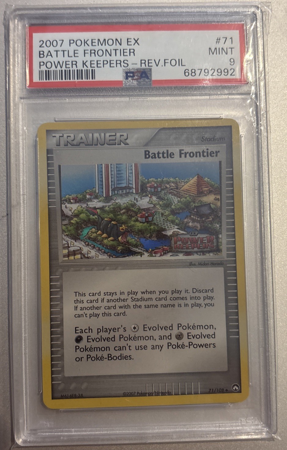 Pokemon Battle Frontier EX Power Keepers Reverse Holo #71 PSA 9 Mint