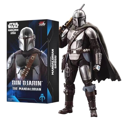 ZD Toys Star Wars The Mandalorian Grogu Luke Skywalker Darth Vader 1/10 Figure - Picture 36 of 55