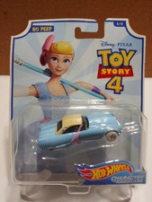 Toy Story 4 Hot Wheels Disney Pixar Bo Peep Character Car 1:64 Scale New Sealed