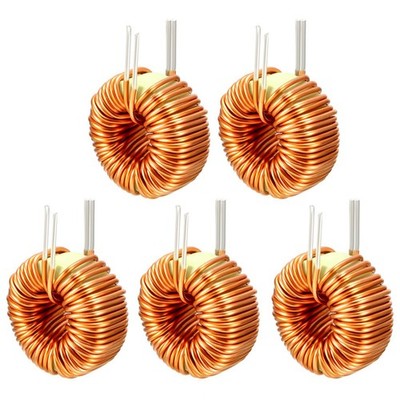 uxcell 5Pcs Vertical Toroid Magnetic Inductor Wire Wind Wound 50uH 20A