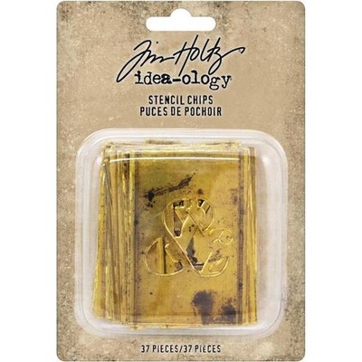 Tim Holtz Idea-ology Schablonenchips 37 Stück TH93954