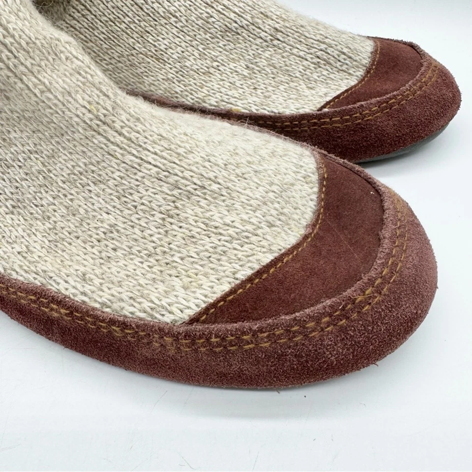 Calcetines de lana Acorn The Astronaut's en beige tostado jaspeado talla M (9-10) Foto 3 de 4