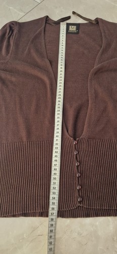MADELEINE 36 38 S M SHIRT JÄCKCHEN BROWN SCHOKO 100% SEIDE TOPZUSTAND - Bild 7 von 12