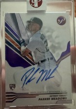 2024 Topps Pristine - Pristine ON CARD Autographs Parker Meadows #PA-PM (AU, RC)