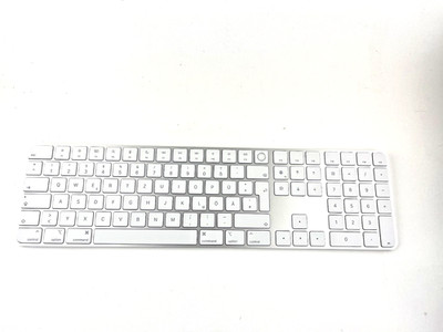 Apple Magic Keyboard A2520 Touch ID Ziffernblock USB-c Kabel Silber Deutsch