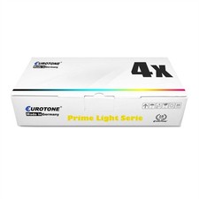 4X Eurotone PRIME Cartridge/Chip Replaces HP C9730A C9731A C9732A C9733A 645A