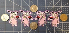 COURAGE THE COWARDLY DOG STICKER SET