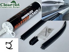 Campervan Awning Rail with Built in Rain Gutter, VW T6, Ford Custom & Other Vans