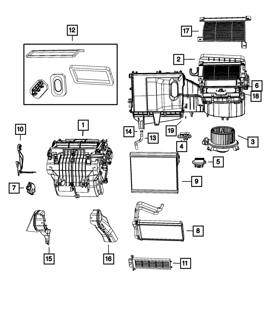 Genuine Mopar 5058693AA Cabin Air Filter Replacement