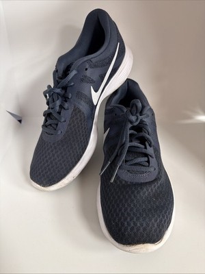 Nike Revolution 4  Mens Navy Blue White Running Athletic 908988-402 Size 7