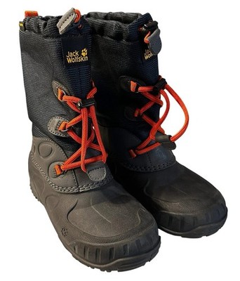 Jack Wolfskin Kids Snow Boots Size 2 Youth - Waterproof Insulated Winter Hiking