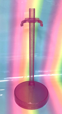   Rainbow High Puppe Orchidee rosa lila Glitzer VITRINENSTÄNDER EMI Zubehör 