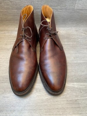 Crockett and jones brecon pebble grain brown chukka boots UK 9E | eBay