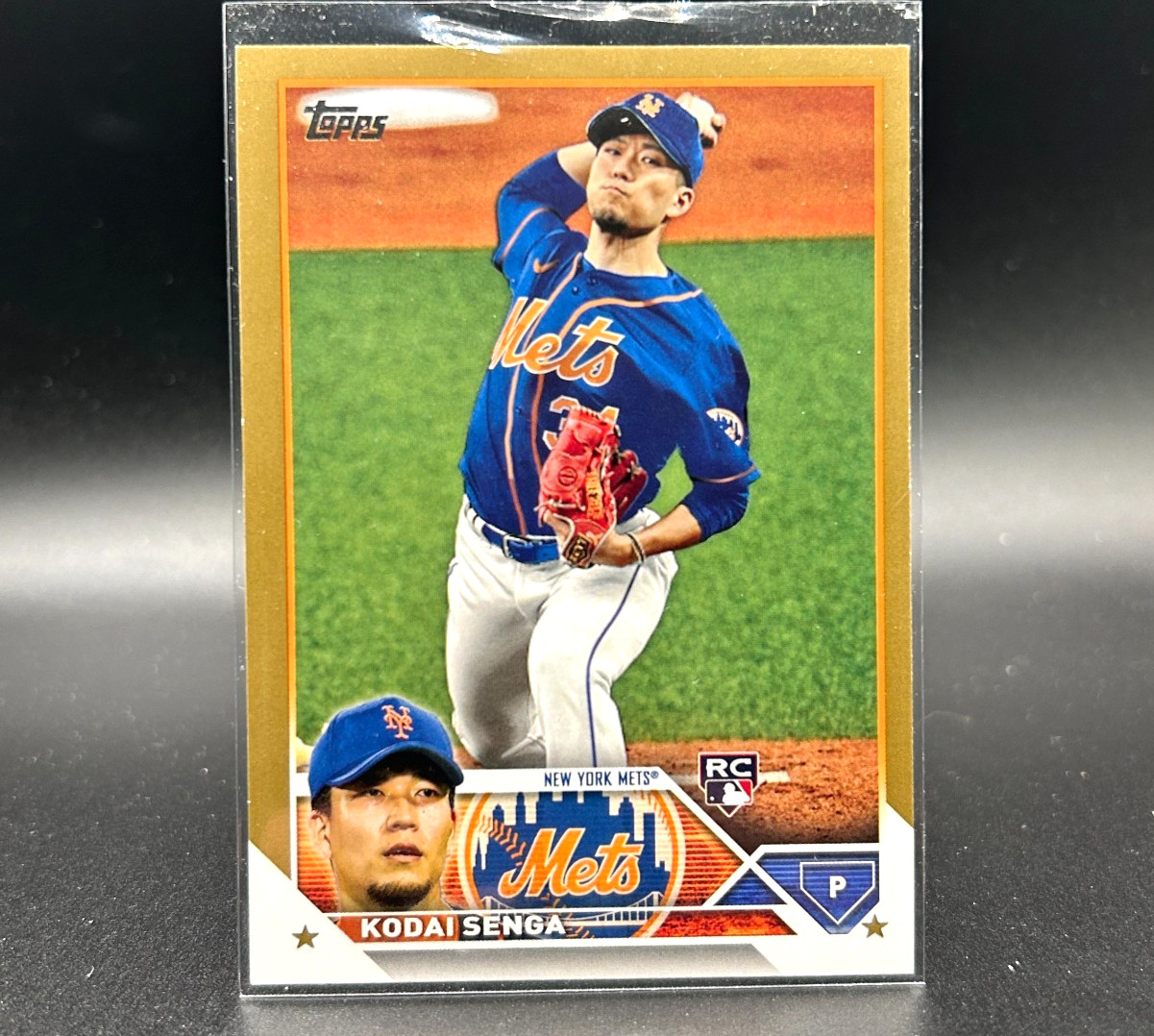 2023 Topps Series 1 #362 KODAI SENGA (RC) - Gold /2023 New York Mets
