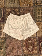 Vintage Silky Sleep Shorts Size Small Women s Polyester