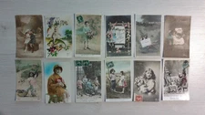 LOT NO. 17 100 postcard FANTASY child character all photographed