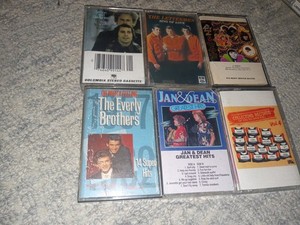 Sonny & Cher Everly Brothers Lettermen Simon & Garfunkel Cassette Tapes Lot