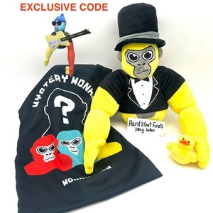 公式ゴリラタグ レッド ミステリーモンク ぬいぐるみ ゲームコード Gorilla Tag Red Plushie WITH Game Code Official Monke Plush