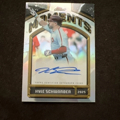 2026 Topps Finest Kyle Schwarber Base (RAW)