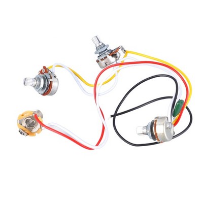 Bass Potentiometer Wiring Harness 500K Tone Volume Controller Instrument Acc HOT