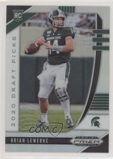 2020 Panini Prizm Draft Picks Rookies Silver Brian Lewerke #142 2jt