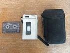 Vintage Sony TCM-600 Walkman Cassette-Corder + Black Case (NEEDS WORK-READ BIO)