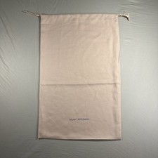 Stuart Weitzman Large Dust Storage Drawstring Footwear Bag 26  x 16.5  Pink Rose