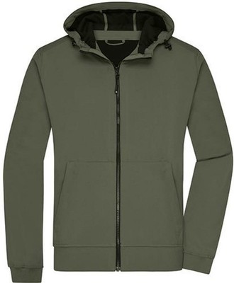 Herren Hooded Softshell Jacket, Wasser- und schmutzabweisend | JN1146