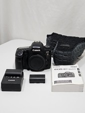 Canon EOS 6D Mark II Digital SLR Camera Body Battery Charger Manual  Case