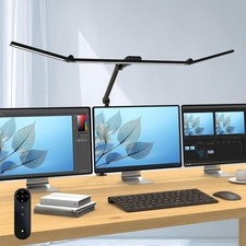 36W Bright Led Desk Lamp with Clamp, 47 Inches Long Architect Desk Lamp Home ...