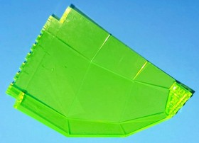 LEGO Transparent Neon Green Panel 10 x 10 x 12 Quarter Globe 2409 M-TRON 6989