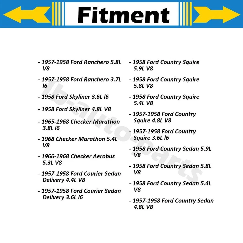 2X Manguera de línea de freno delantero primera parada para Ford Club 1957 1958 Foto 4 de 4