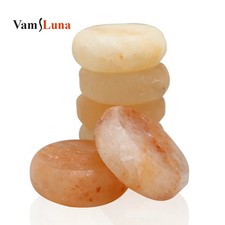 Round Massage Stone Crystal Hand-Carved Stone Scrubs Personal Care
