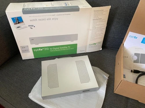 Neu! Elgato EyeTV 310/ 320 (!) HD Digitales Satellitenfernsehen DVB-S 2 Mac
