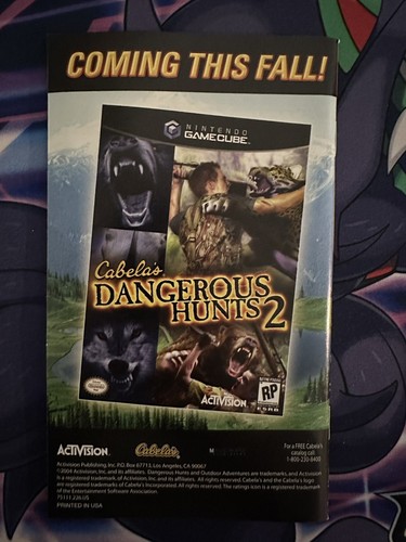Cabela's Outdoor Adventures GC CIB W/ Manual - GameCube - Tested Working - Picture 7 of 7