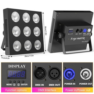 RGBW COB Wallwasher Strahler Bühnenlicht Bar DMX Disco Party Show Hallowen Deko