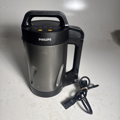 Philips Viva Collection HR2204 Soup Maker 10-in-1 Hot Cold Blender w Power Cable