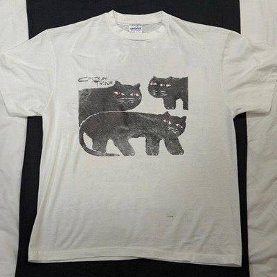 90s Cocteau Twins T-Shirt White Short Sleeve tee Rare Design